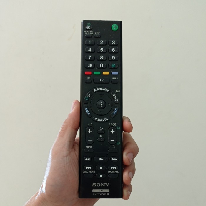 Remot Remote TV Original Sony RMT-TX100P
