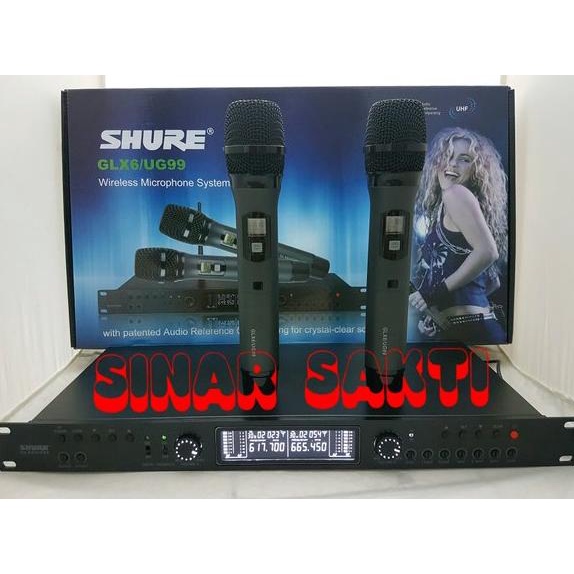Mic wireless shure GLX 6/UG 99 (New Edition ) Handheld