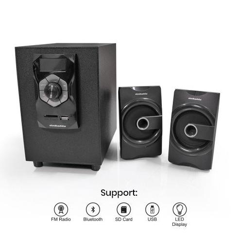 Speaker Simbadda Salon Aktif Simbada Bluetooth Radio FM USB Original