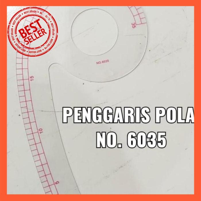 

PENGGARIS JAHIT POLA KAIN MODEL KURVA NO 6035 VARY FORM CURVE RULER | SGW