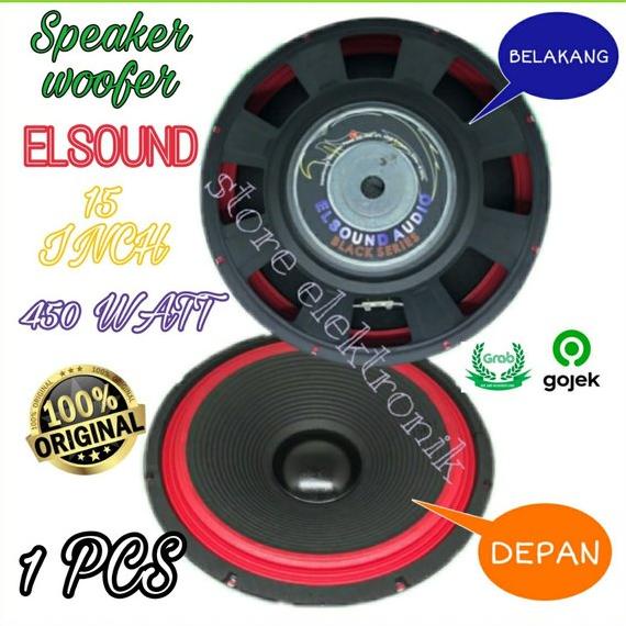 Speaker Woofer ELSOUND 15 Inch RED SERIES 450 Watt Original
