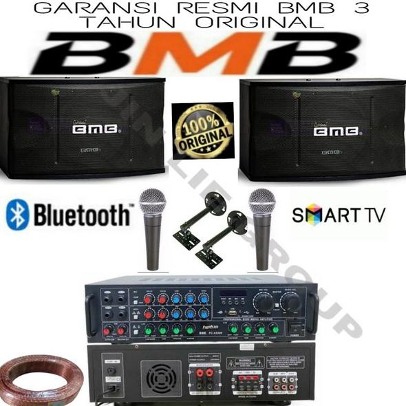 PAKET SOUND BMB KARAOKE 10 INCH BLUETOOTH SMARTV SIAP NYANYI