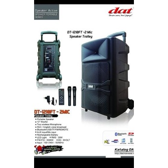 SPEAKER PORTABLE WIRELESS MEETING DAT DT 1201FT 12 INCH USB-BLUETOOTH ORIGINAL