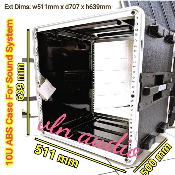 hardcase fiber sound system aluminium 10U
