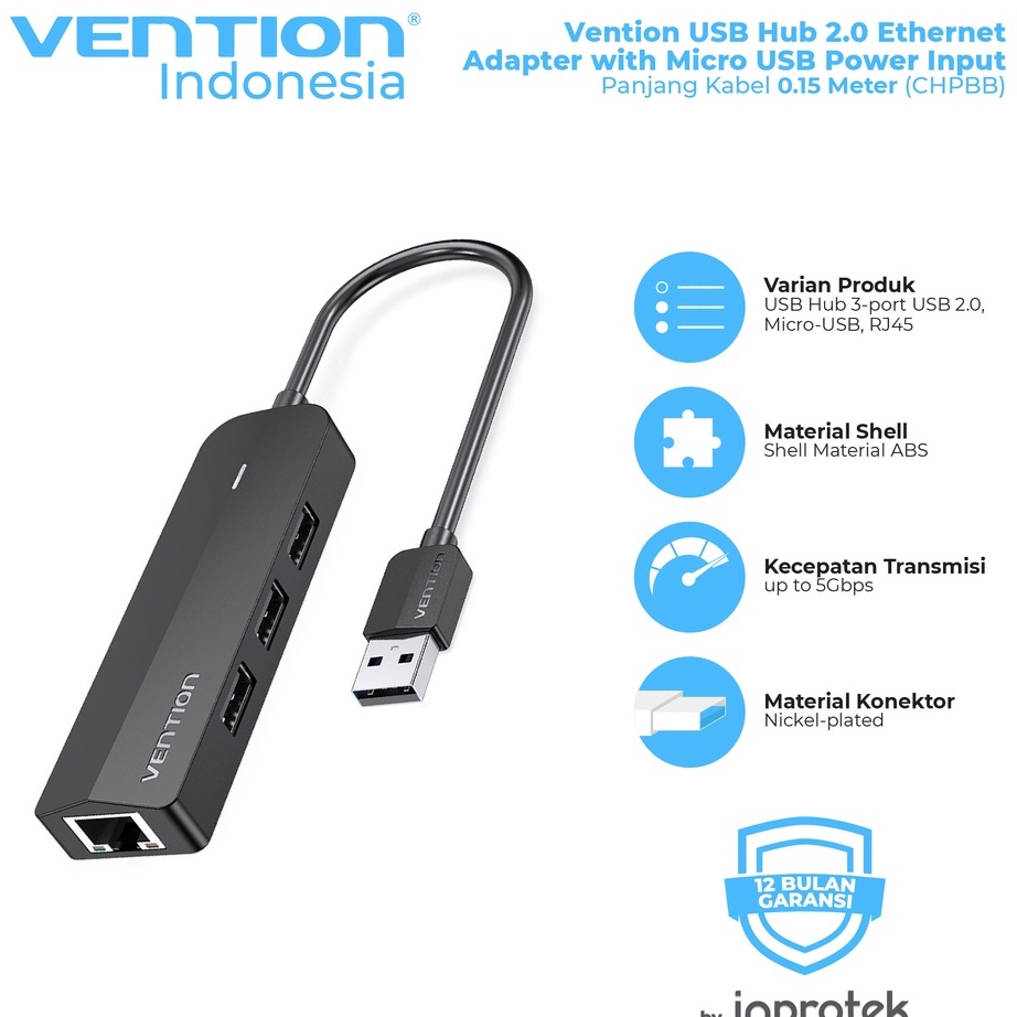 Terlaris Vention USB to LAN RJ45 Ethernet USB to RJ45 Adapter.