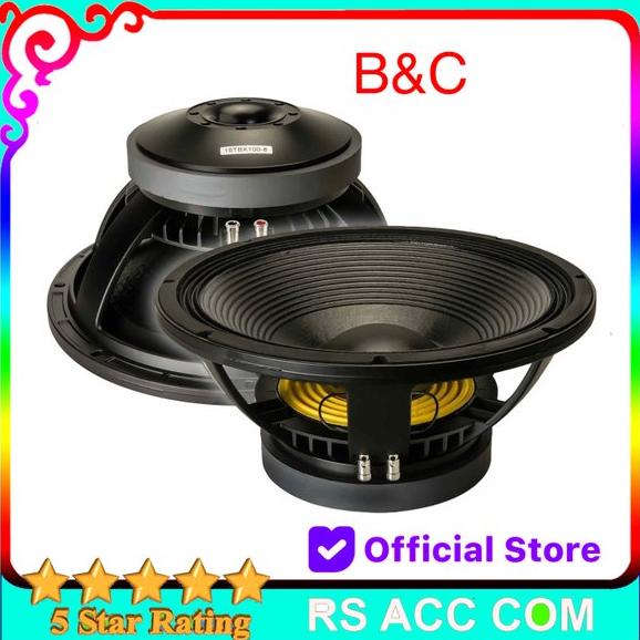 DISKON Speaker Component B&amp;C 15TBX100 Woofer 15 Inch BNC 15 TBX 100