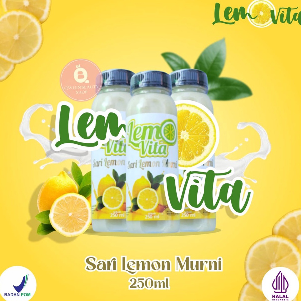 

BGBD7385 [ 250ml ] BPOM LEMOVITA Sari Lemon Murni Jus Lemon 100% Murni Jus Diet