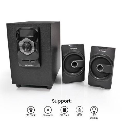 Speaker Simbadda Salon Aktif Simbada Bluetooth Radio FM USB Original