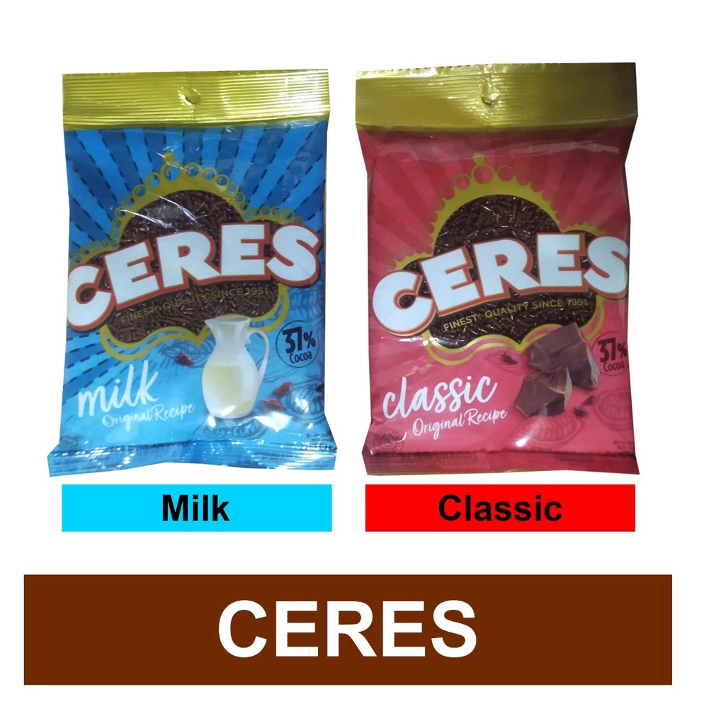 

Big Sale Coklat Meses Ceres 200 gram 2 Variant rasa PROMO HALAL!!!