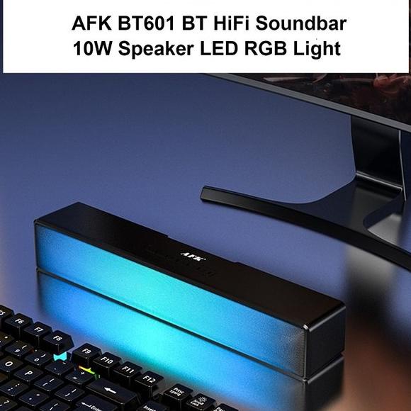 TERBARU Soundbar Bluetooth Speaker TV PC Home Theater HiFi LED RGB