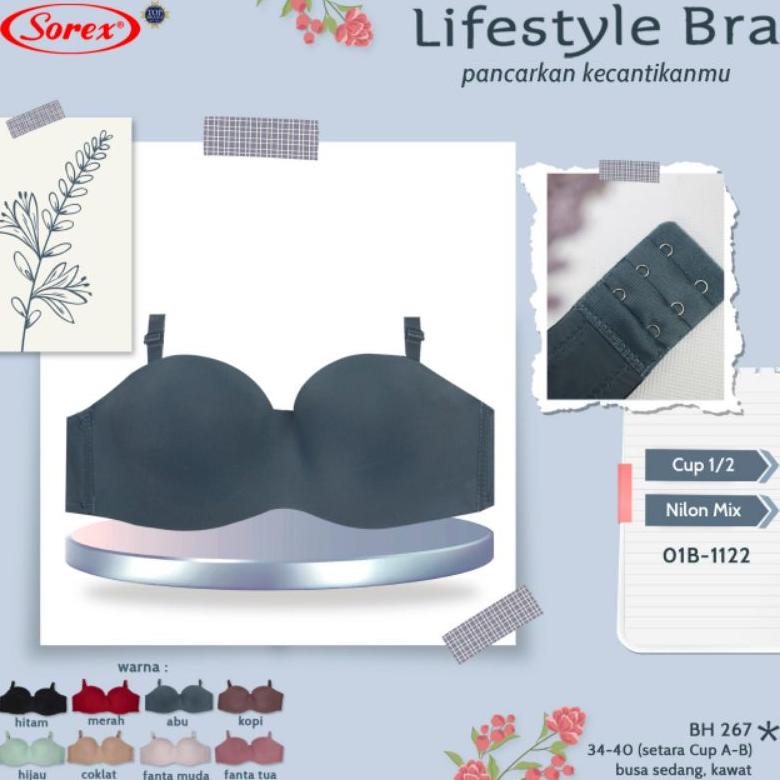 Bra Sorex 267 Seamless Bra Kawat Busa BH Wanita Sorex Seamless UW-30
