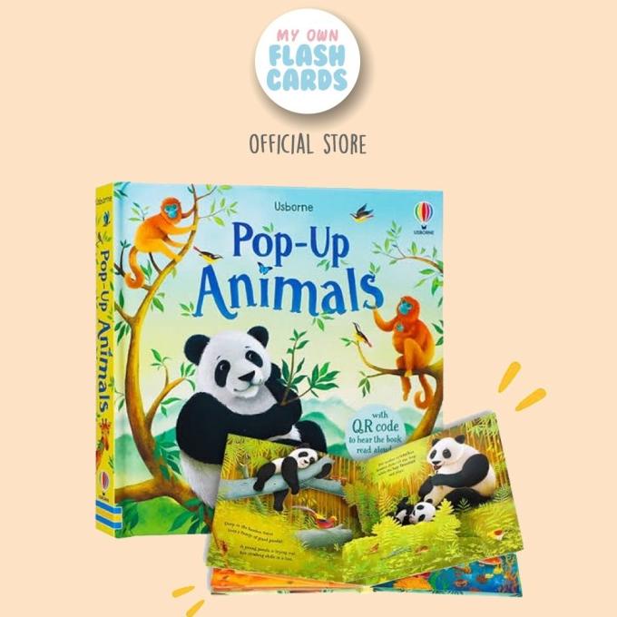 

NEW PROMO!!! Usborne Pop Up Animals Book Pop-Up Buku Import Anak Edukasi Hewan TERLARIS