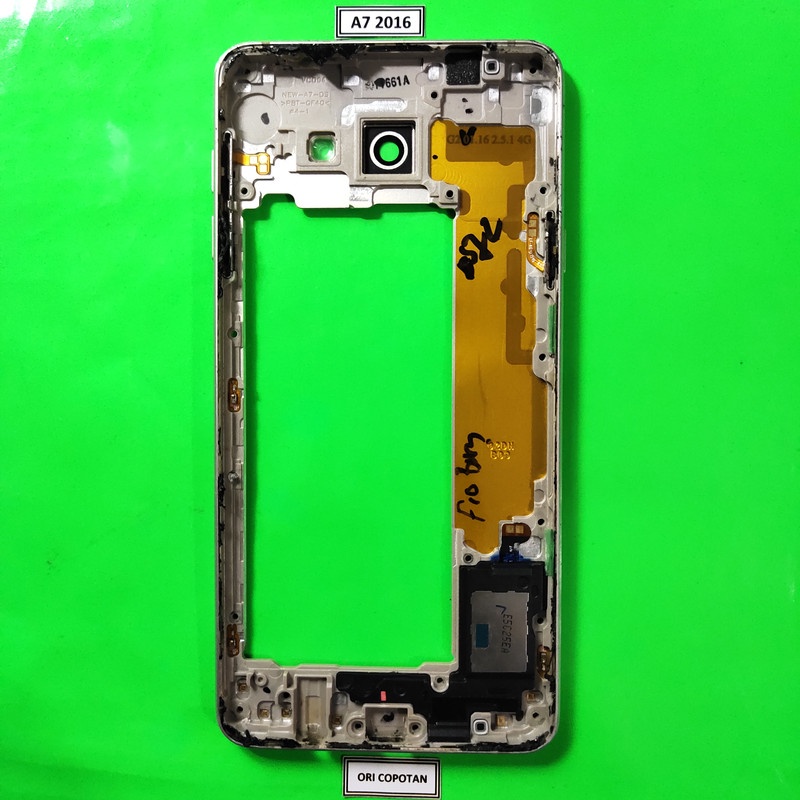 FRAME PAPAN LCD SAMSUNG A7 2016 A710 ORIGINAL COPOTAN