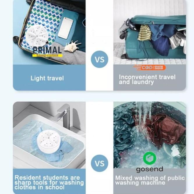 Mesin Cuci Mini Usb Mesin Cuci Portabel Turbin Putar Untuk Kaus Kaki