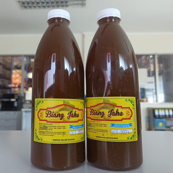 

[BOW DRINK] Biang Jahe Minuman Kesehatan Siap Seduh