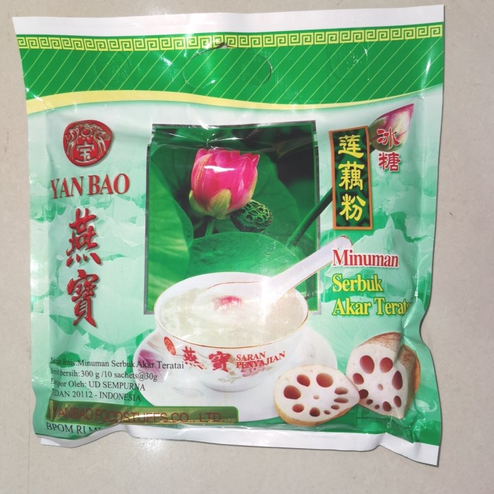

yan bao bubuk teratai isi 10 sachet