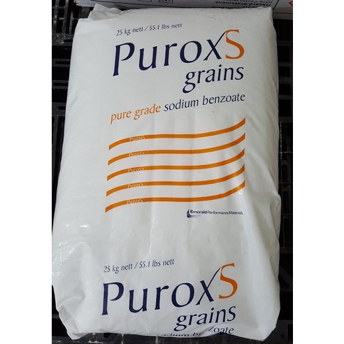 

Sodium Benzoate PUROX ex. HOLLAND Food Grade @25 KG