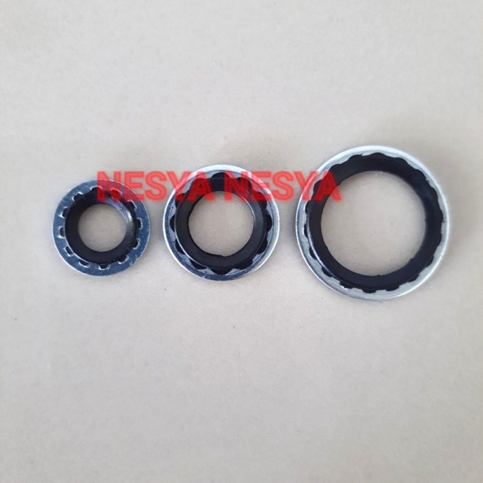 seal sil oring washer besi koneksi selang pipa ac mobil chevrolet best