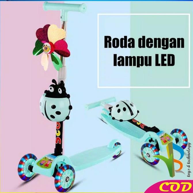RB-M95 Mainan Otopet Scooter Anak Otoped Kumbang Skuter Anak Roda 3