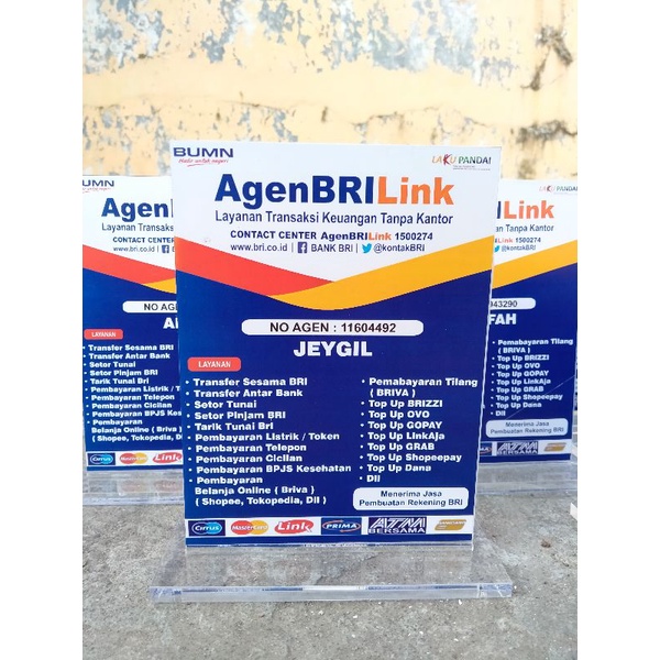 

AKRILIK 15X20 AGEN BRILINK