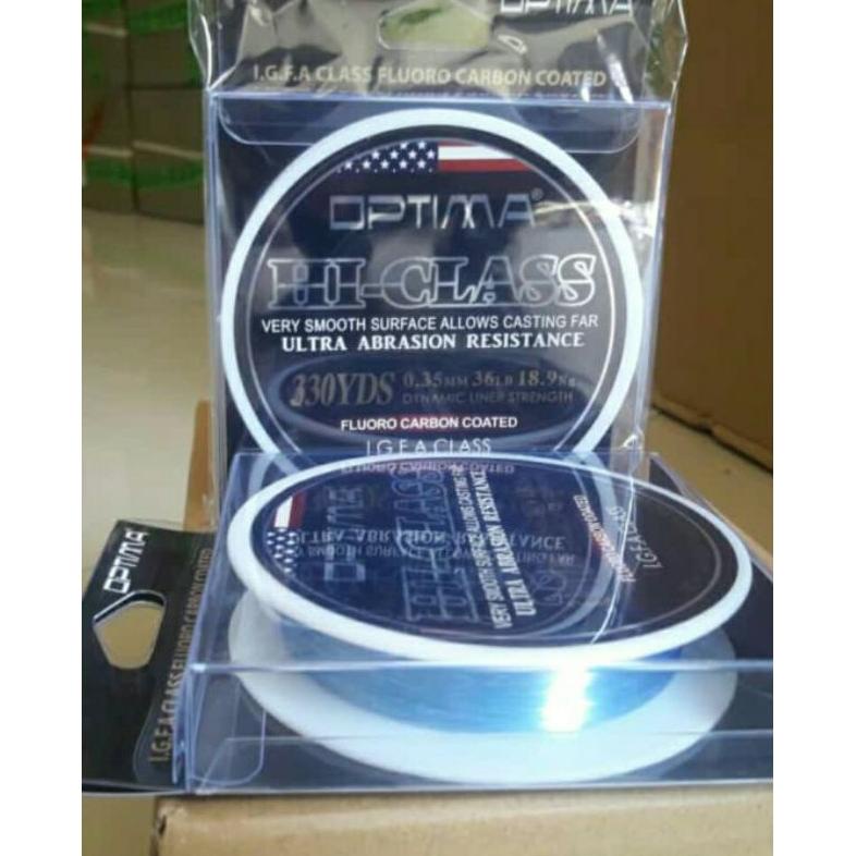 Promo Senar Pancing Optima Hi Class 240 Yards/330 Yards- Blue Clear Bisa Cod