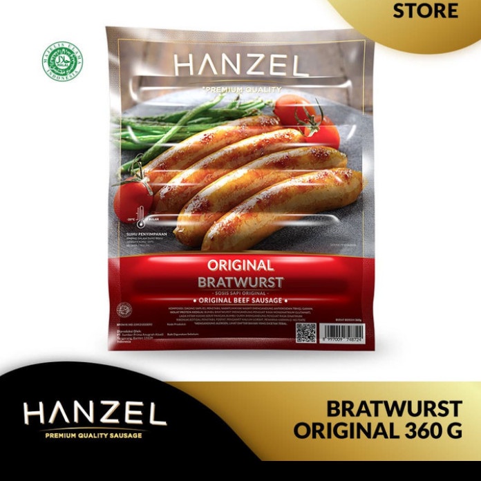 

Hanzel Bratwurst Original 360gr PROMO 26_09_2023