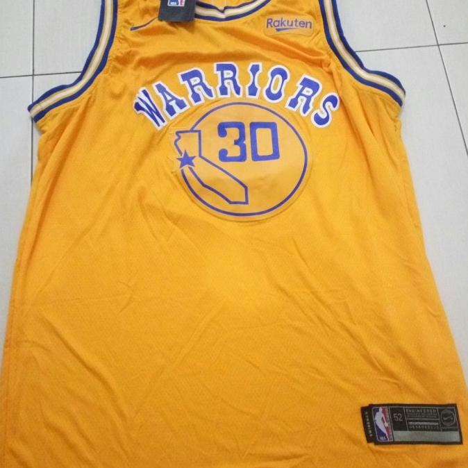 jersey NBA swingman revo GSW kuning / curry