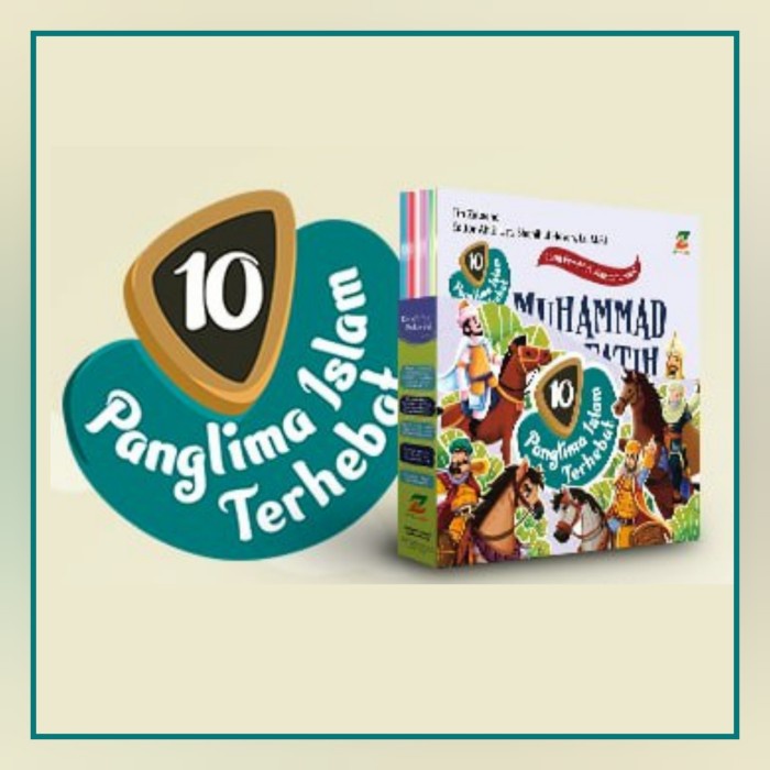 

10 PANGLIMA ISLAM TERHEBAT Soft Cover Paket Buku Islami Anak Pahlawan