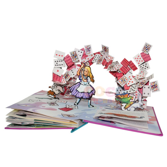 DISKON SPESIAL POP UP 3D BOARD BOOK ALICE'S ADVENTURES IN WONDERLAND BUKU ANAK TERLARIS