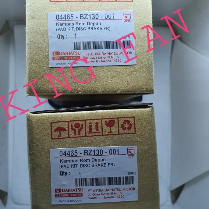 KAMPAS REM DEPAN GRAND MAX /BRAKE PAD GRAND MAX