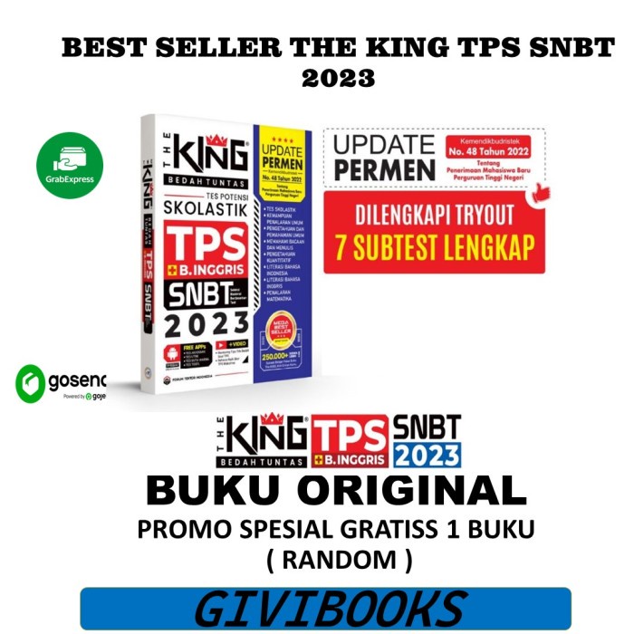 DISKON SPESIAL THE KING TPS + BAHASA INGGRIS UTBK 2023 TERBARU