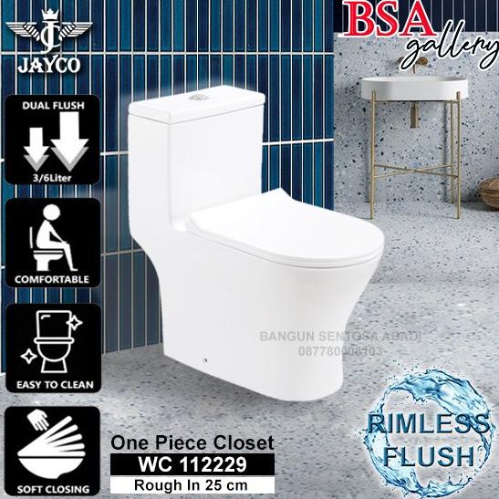 @=@=@=@=] KLOSET DUDUK MODEL TOTO / MONOBLOK ONE PIECE JAYCO WC DUDUK KODOK