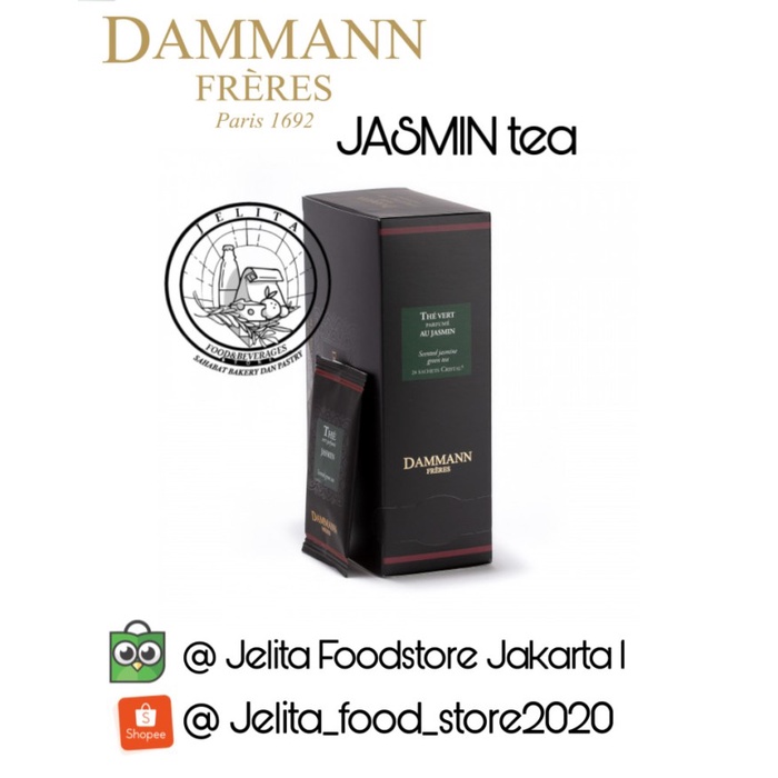 

DAMMANN CRYSTAL GREEN TEA BAGS JASMIN CHINA 24PCS (DAM4979)