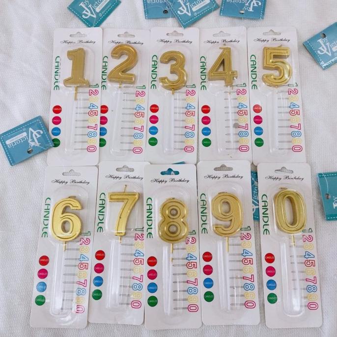 (:(:(:(] LILIN ULANG TAHUN ANGKA / LILIN ANGKA - LILIN ANGKA GOLD