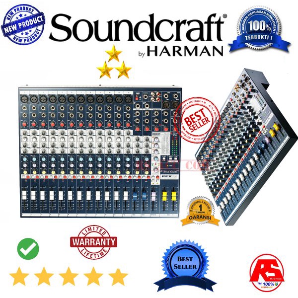 SALE Murah  Soundcraft Efx 12 Audio Mixer 12 Channel