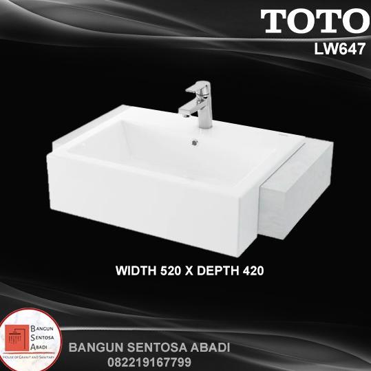 %$%$%$%$] WASTAFEL TOTO LW 647 J / WASTAFEL SET TOTO / WASTAFEL BODY ONLY