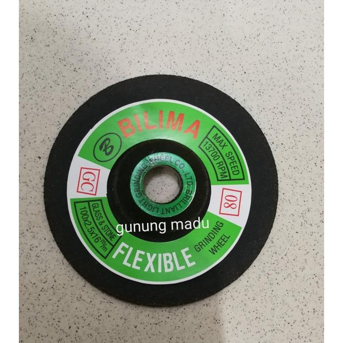 :<:<:<:<] BATU GERINDA FLEXIBLE FLEKSIBEL 4" BATU POLES GRINDA GRINDING WHEEL