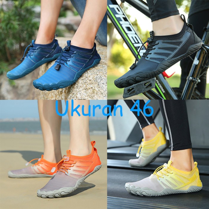 Sepatu Pantai Olahraga Air Sepatu Renang Sepatu Sepeda Diving Ukuran46