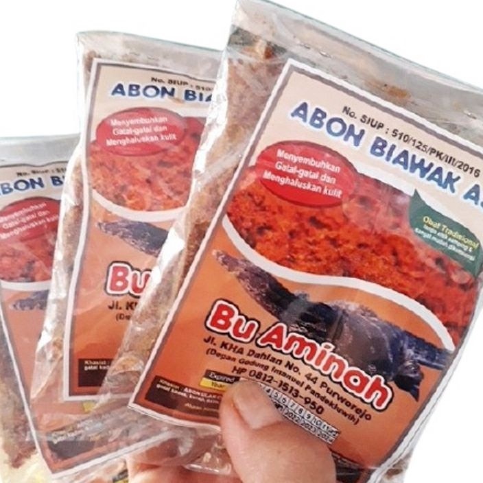 

(T❦2 U) ABON BIAWAK 50gr / ABON DAGING BIAWAK / ABON OBAT GATAL GATAL DAN OBAT PENYAKIT KULIT LAINNY /berkualitas☞