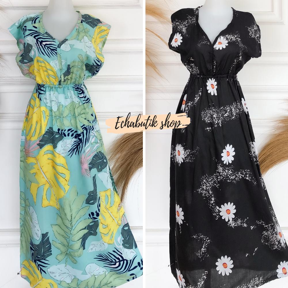 PREMIUM Daster Dres Manohara Panjang bali Vanesa qurro