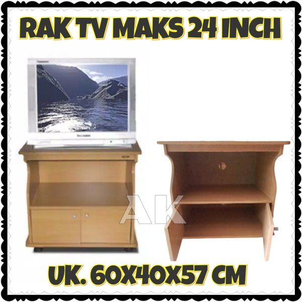 Rak TV Meja TV Murah Minimalis 60 CM - Tv Maks 24 Inch