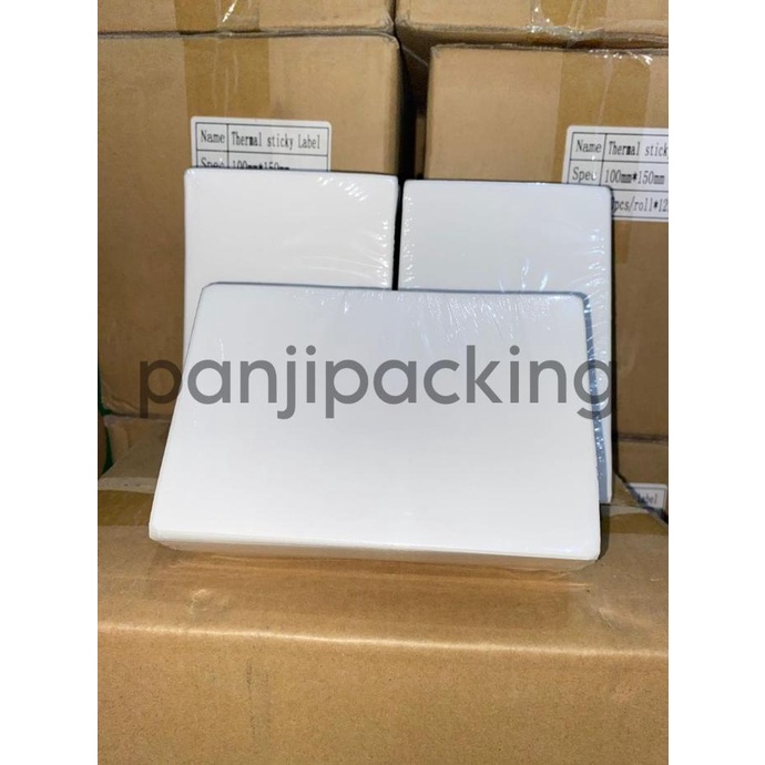 

+++++] Kertas Sticker Thermal Label Barcode Lipat 500 pcs 100x150