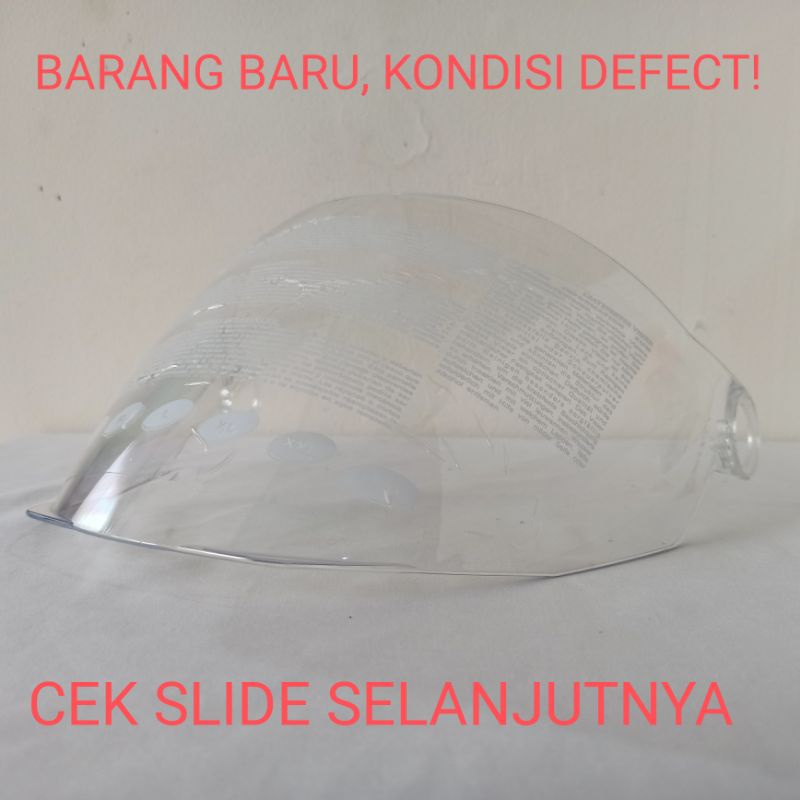 (CACAT) Visor Clear Helm Zeus ZS613C ZS-613C Z613C