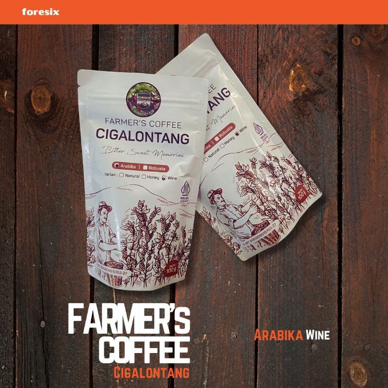 

Farmer's Coffee Cigalontang Arabika Wine 100gr