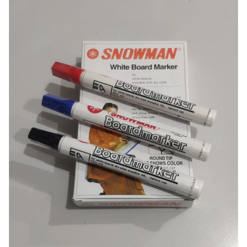 

Spidol Whiteboard Papan Tulis Bg-12 Snowman