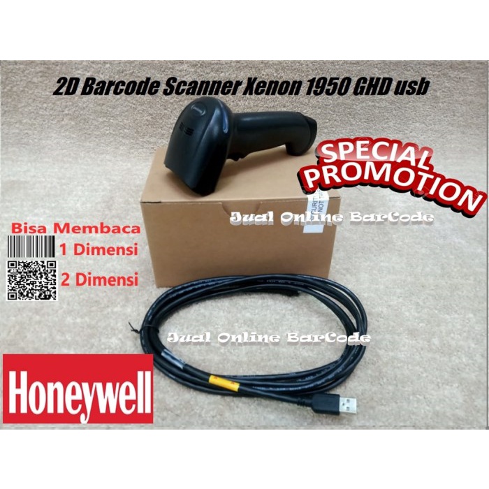 1950GHD 1950-GHD BARCODE SCANNER 2D PENGGANTI HONEYWELL 1900 GHD 1900G