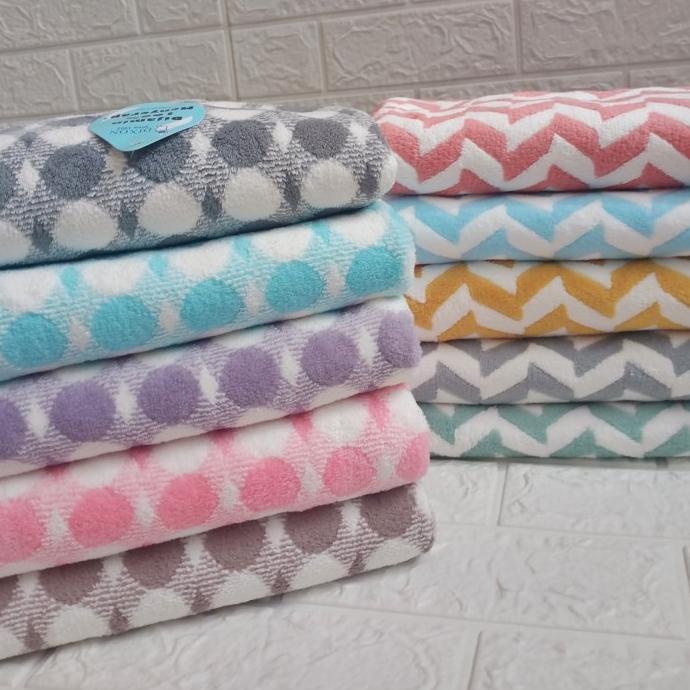 ] Handuk Selimut Baby / Mandi / Souvenir Microfiber Dixon 70 x 140 MOTIF