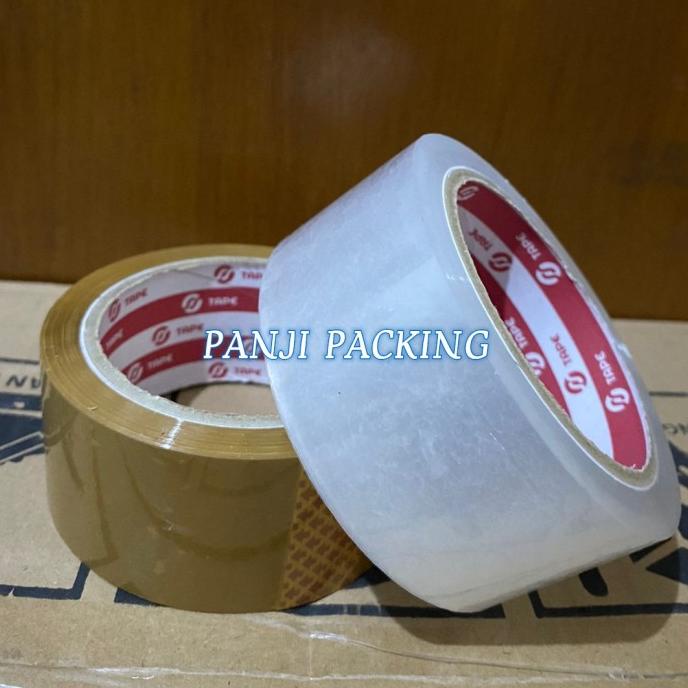 

>*>*>*>*] Lakban Solatip Isolasi OPP Bening / Coklat 2 Inch 45mm x 90 Yard MURAH