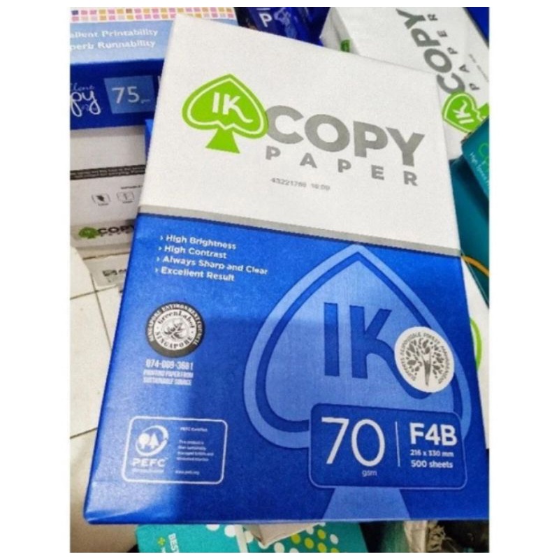 

Kertas HVS F4 Folio 70 gr copy paper kertas Fotocopy