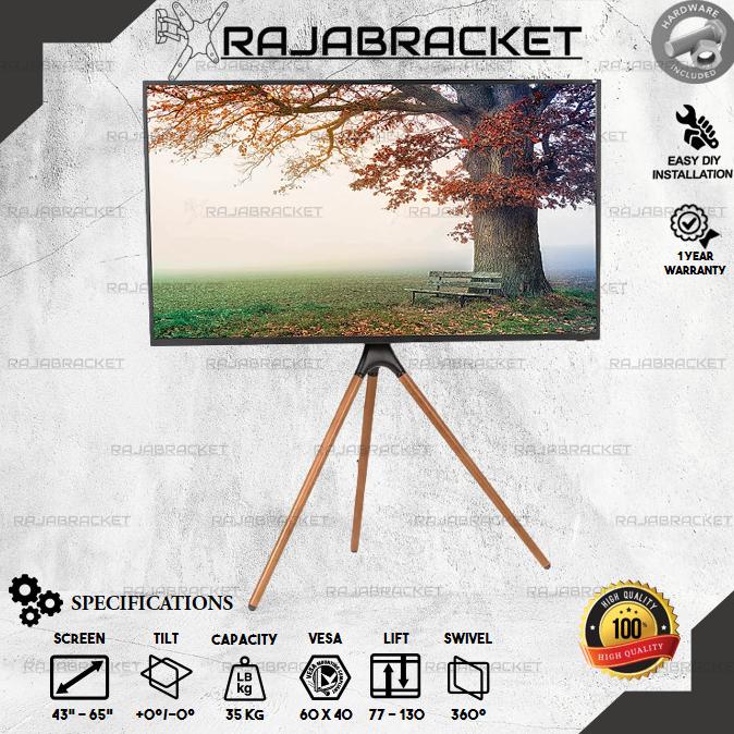 

Tripod Stand TV 43"- 65", Artistic Easel, Heavy Duty Stand